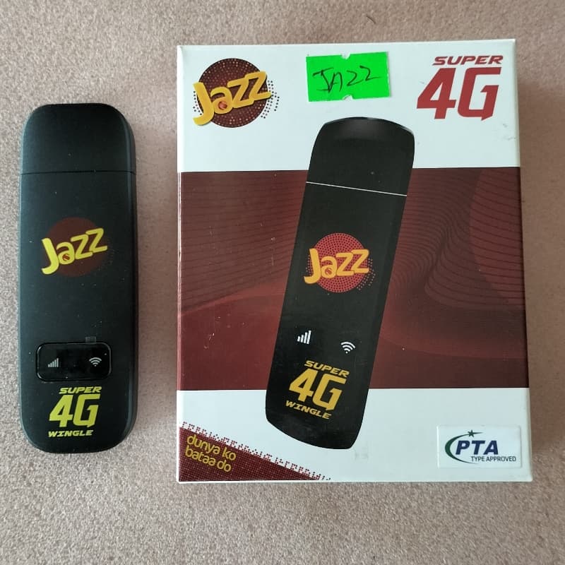 Jazz super 4G Wingle All Jazz Sim work