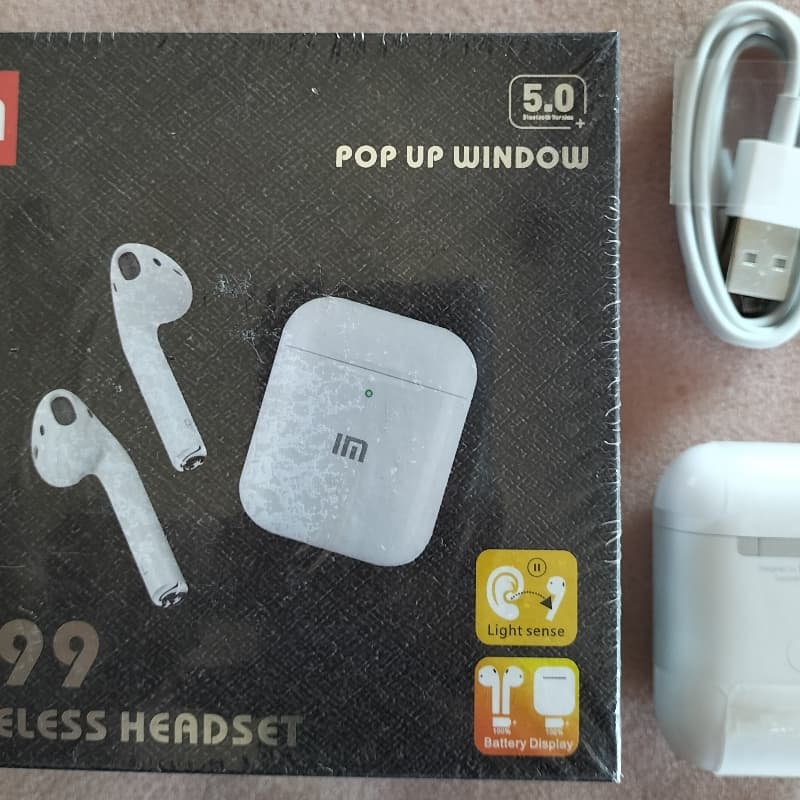 Earbuds, Wireless Headset i999 Original Mi 100%
