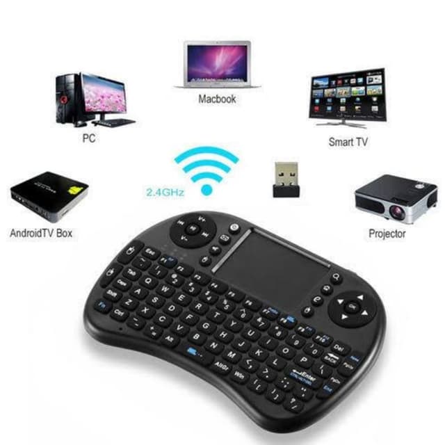 MINI WIRELESS KEYBOARD RGB LED LIGHTS