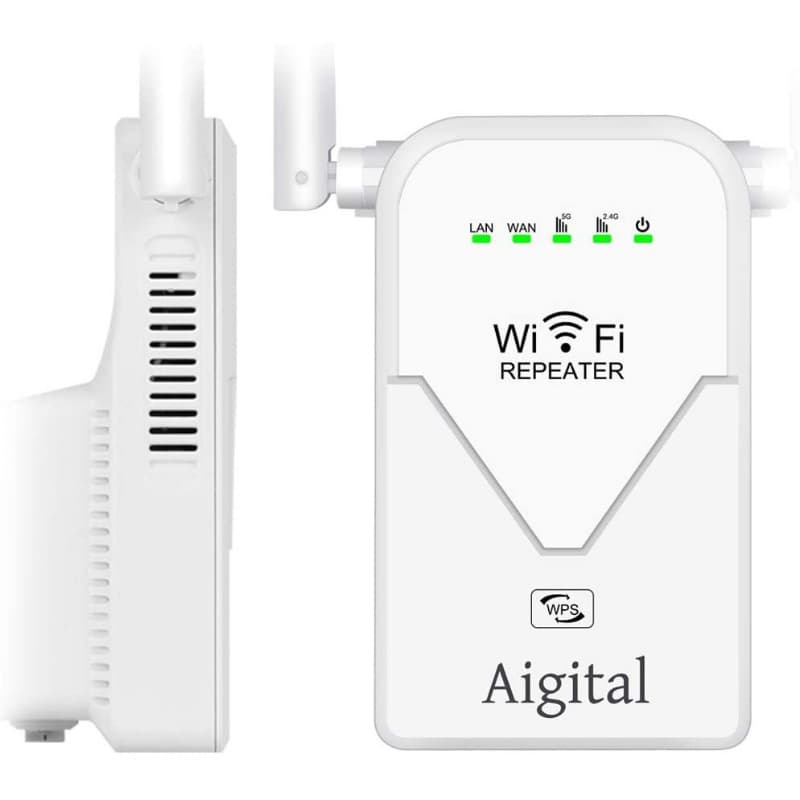 Concurrent WiFi Range Extender AC750M Dual Band Wifi